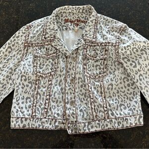 Stylish Leopard Print Women's Jacket